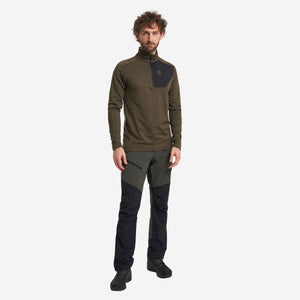 Txlite Midlayer Half Zip Men Dark Olive